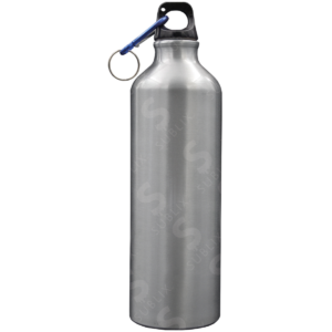 Botella de aluminio 750ml Deportiva Plata. Blue Heat