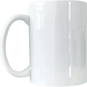 Taza de cerámica 15oz Blanca Grado AA (Caja de 12) Color Make