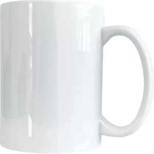 Taza de cerámica 15oz Blanca Grado AA (Caja de 36) Color Make
