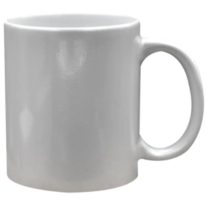 Taza de cerámica 11oz Perlada blanco (Caja de 36) Color Make