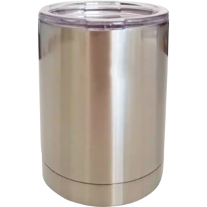 Vaso de Acero 300ml Tipo Barril  Plata (Caja de 12)  Color Make