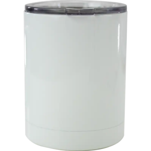 Vaso de Acero 300ml Tipo Barril  Blanco (Caja de 50)  Color Make