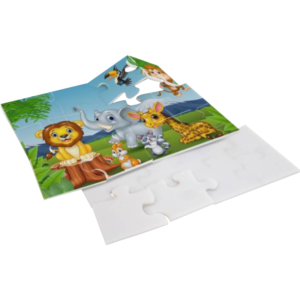 Rompecabezas ACRISUB HD Sublimable 12 Piezas A4  Blanco de 5mm  (Caja de 15) Color Make