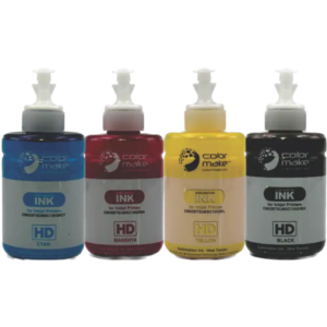 Tinta de sublimación Bote 135ml (Kit de 4 Colores CMYK) Color Make