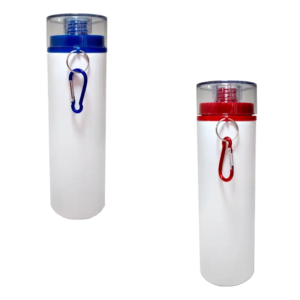 Botella de aluminio 750ml. Blanca tapa de rosca. Color Make