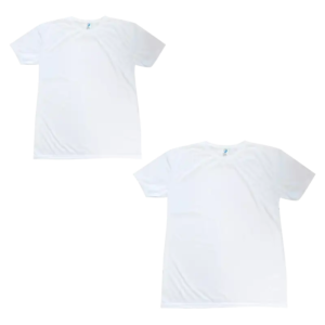 Playera Infantil blanca para sublimar tactoalgodón (Caja de 10) Color Make