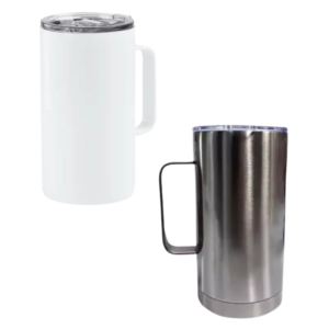 Taza de Acero 700ml Coffee Tipo Camper Grande (Caja de 12) Color Make