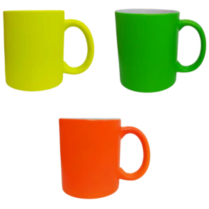 Taza de cerámica 11oz. Neón Color Make